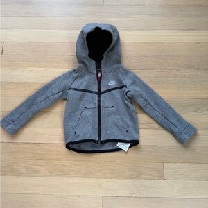 Nike Toddler Gray Zip Up Hoodie